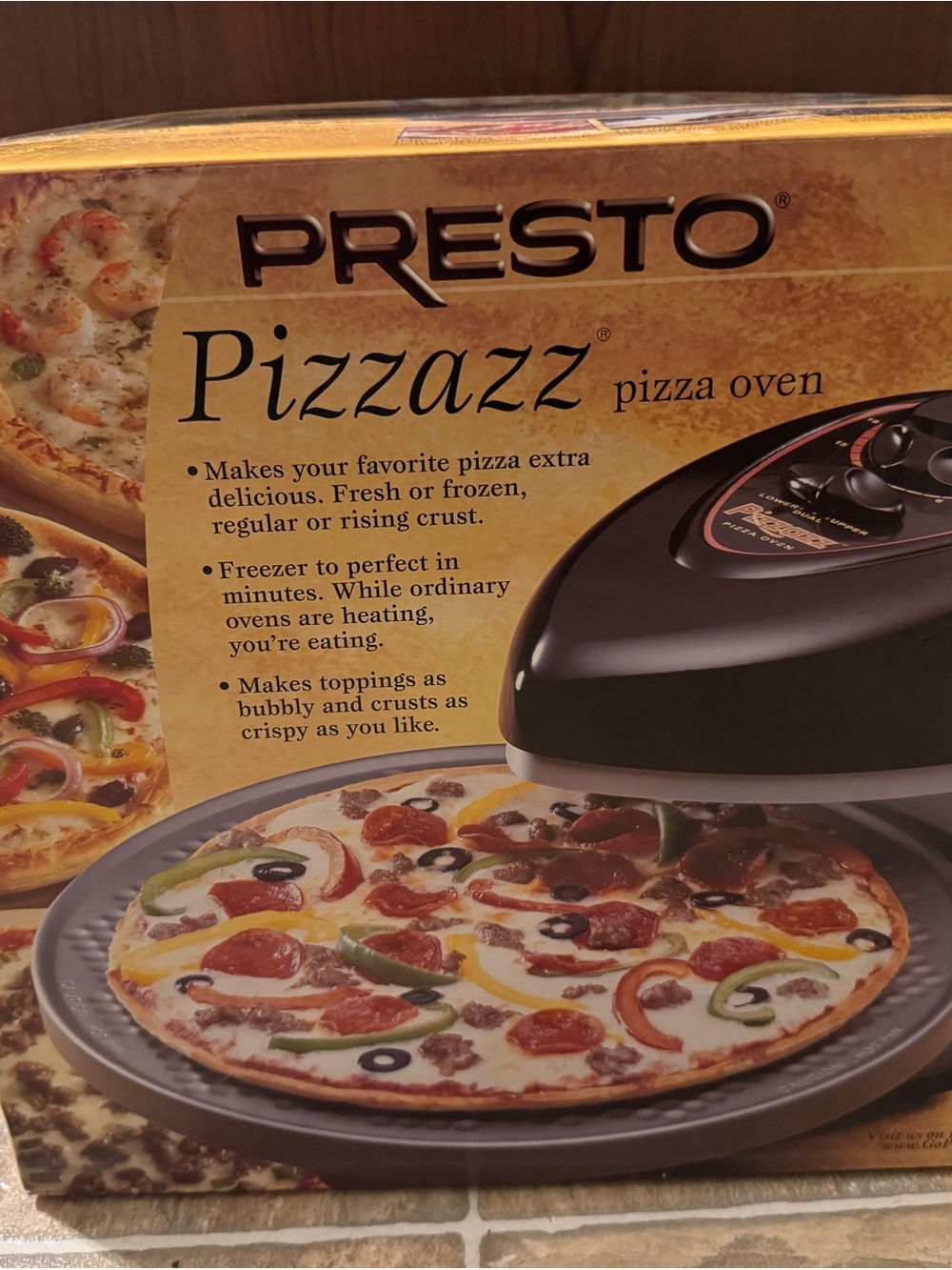 Presto Pizzazz Pizza Oven - Black